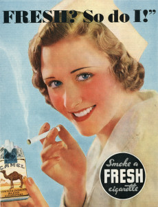 Tobacco Nurse is model for Marijuana Nurse